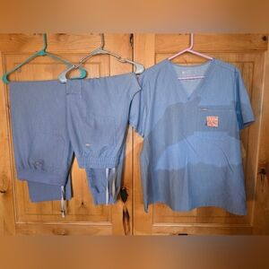 Figs Heather Indigo XXL Caterina/ XLT Livingston/ XLT Uman Relaxed Joggers